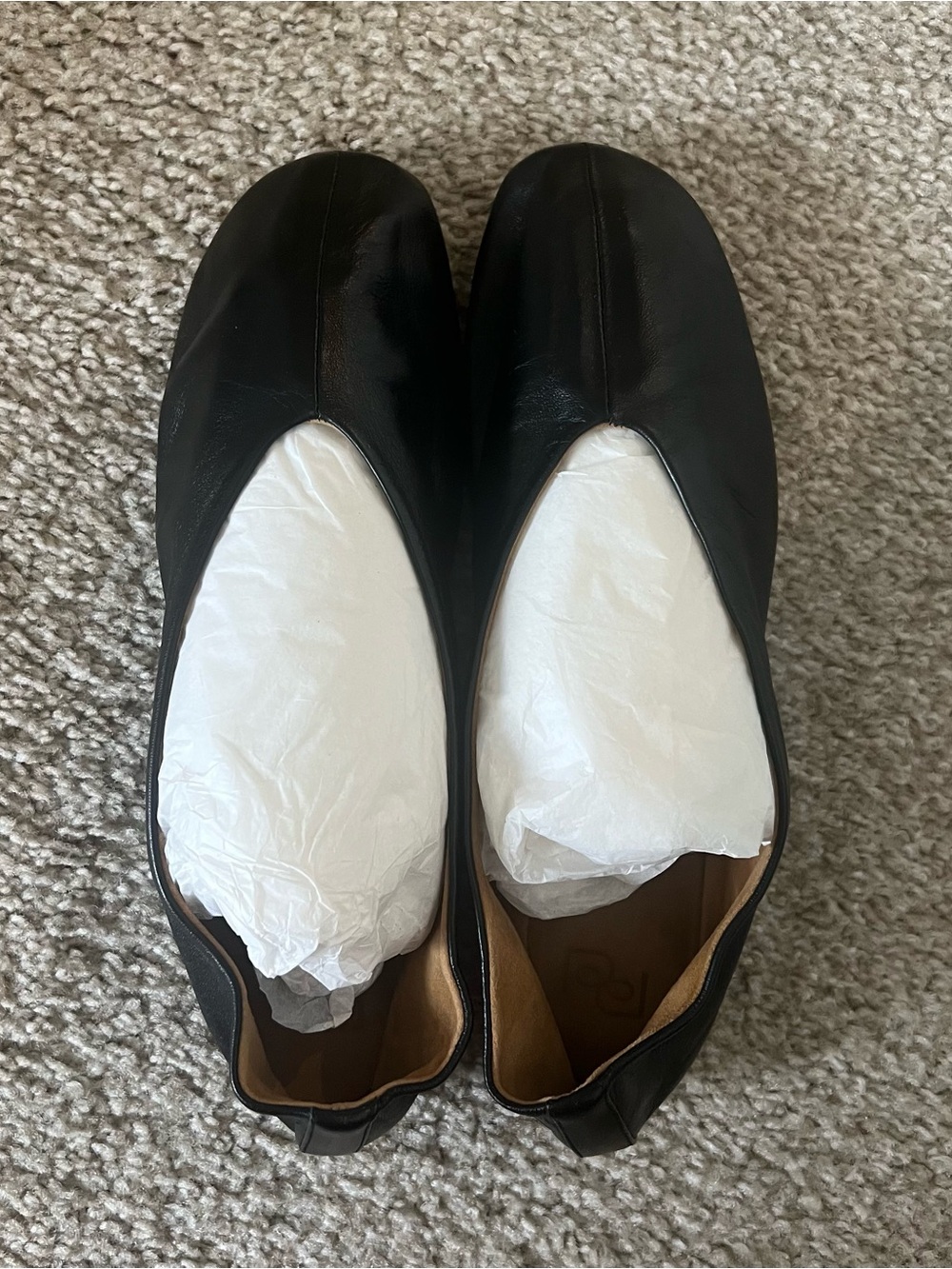 New Reformation Blaine Flat Black Leather Size 8 - Picture 3 of 10